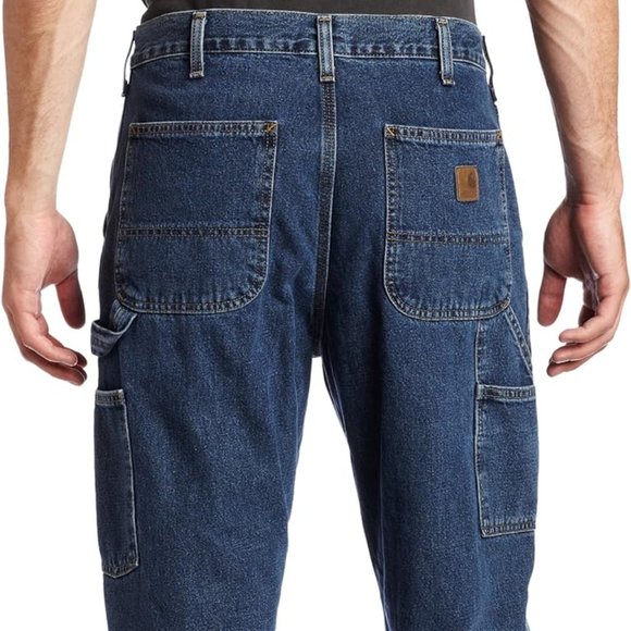 Carhartt Dungaree Men's Work Jeans - Picture 4 of 12